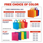 Custom Non-Woven Tote Bags with Logo | 500 MOQ BSCI Certified Wholesale