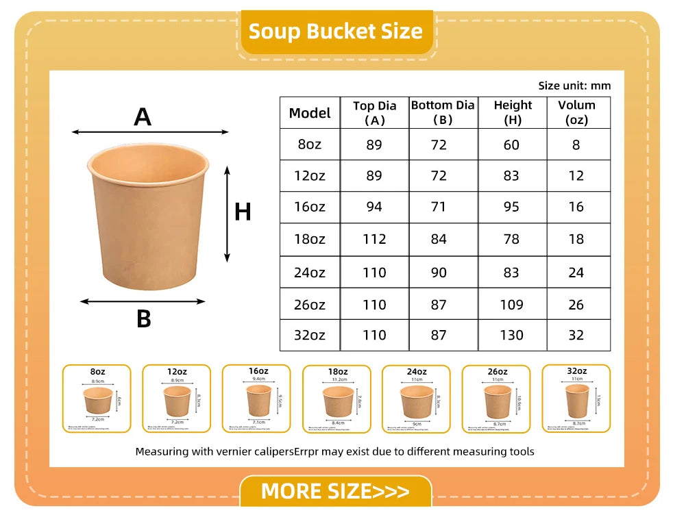 Disposable Kraft Paper Lunch Box | Waterproof Food Packaging | Eco-Friendly Bulk