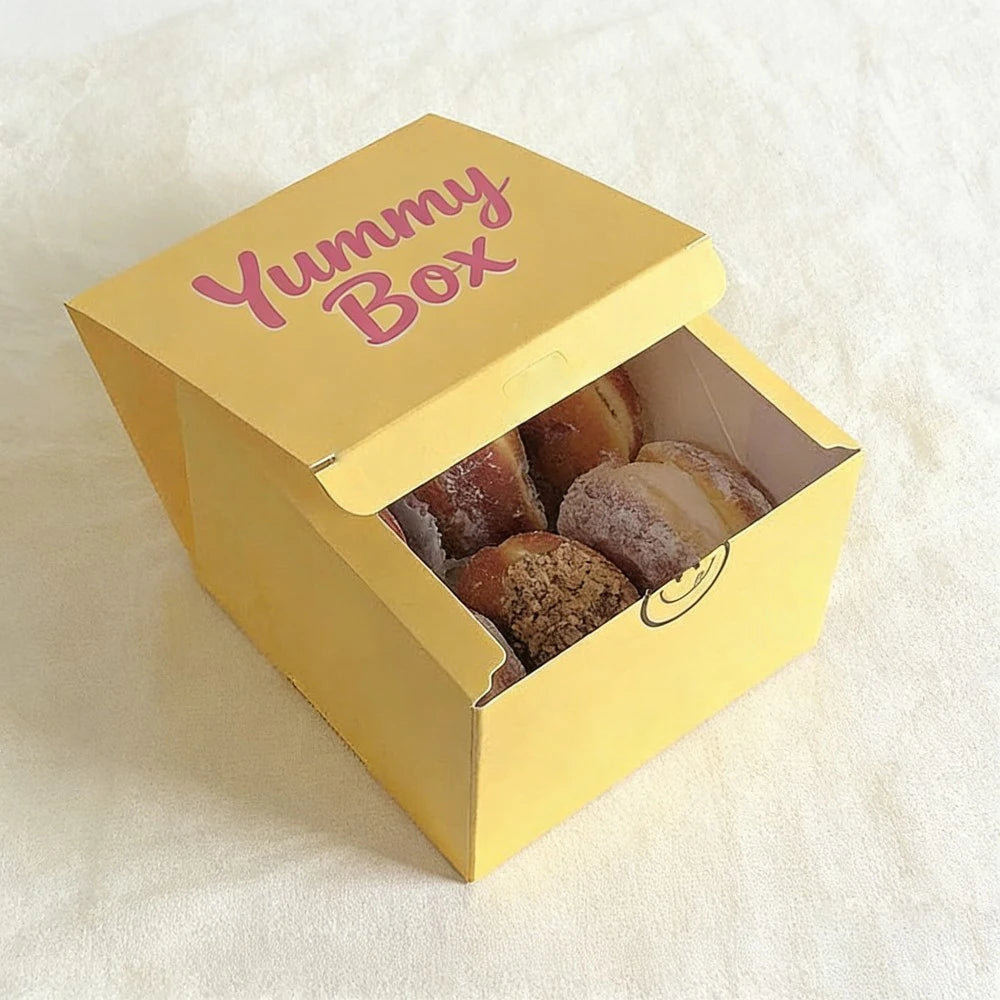 Custom Food Grade Paper Cake Boxes | FDA Certified MOQ Flexible