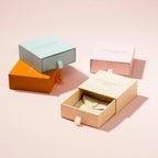 Custom Jewelry Packaging Boxes with Logo — Eco-Friendly Drawer & Magnetic Closure
