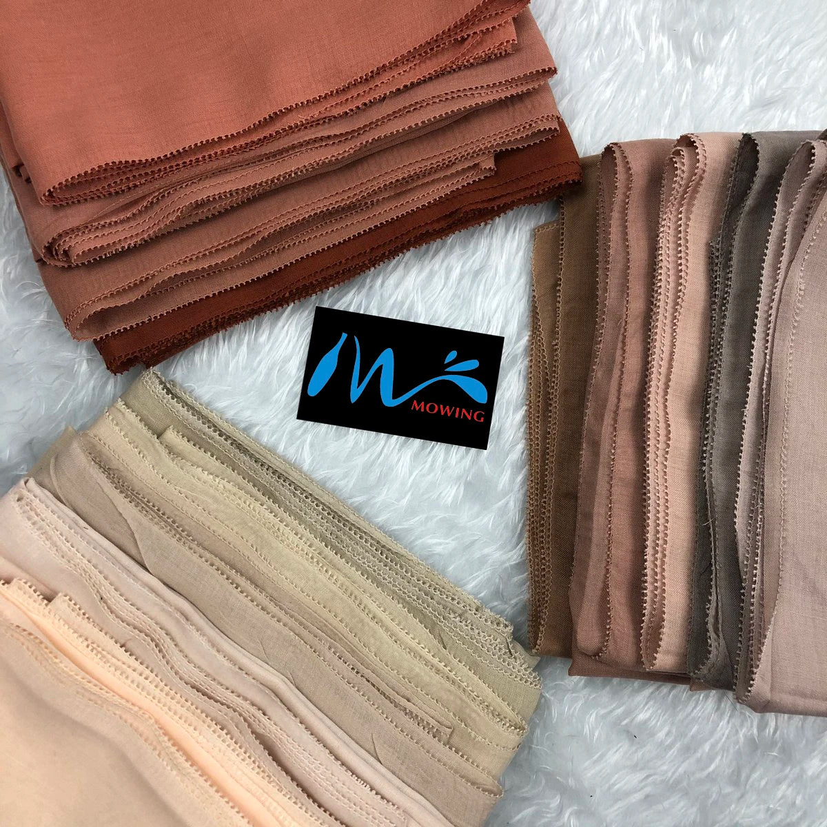Custom Cotton Hijab | Eyelash Edge Shawl | MOQ 20