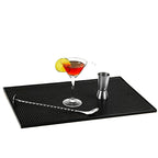 Custom PVC Bar Mat with Logo | Black, MOQ 500
