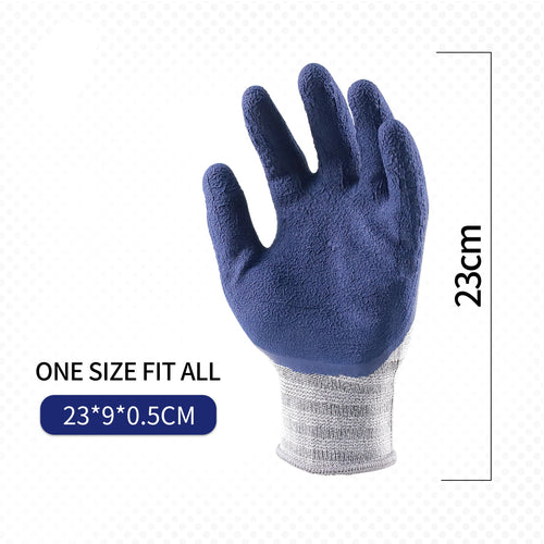 CE EN388 Certified Work Gloves | Latex Coated Anti-Slip | 120pc MOQ