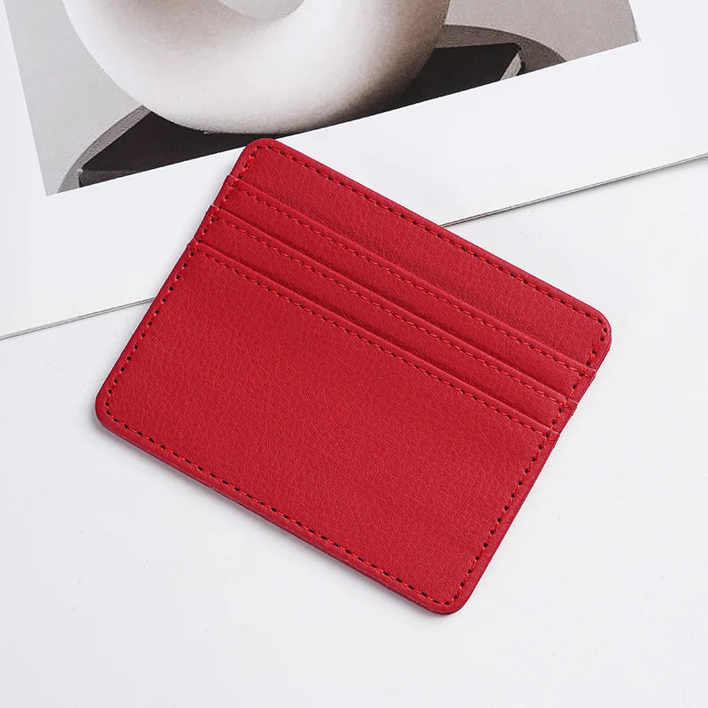 Custom PU Leather RFID Wallet | Soft Cow Pebble Credit Card Holder for Men Women | Bulk Corporate Gifts