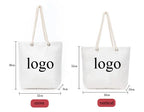 Custom Oversized Canvas Tote Bag with Logo | 100 MOQ