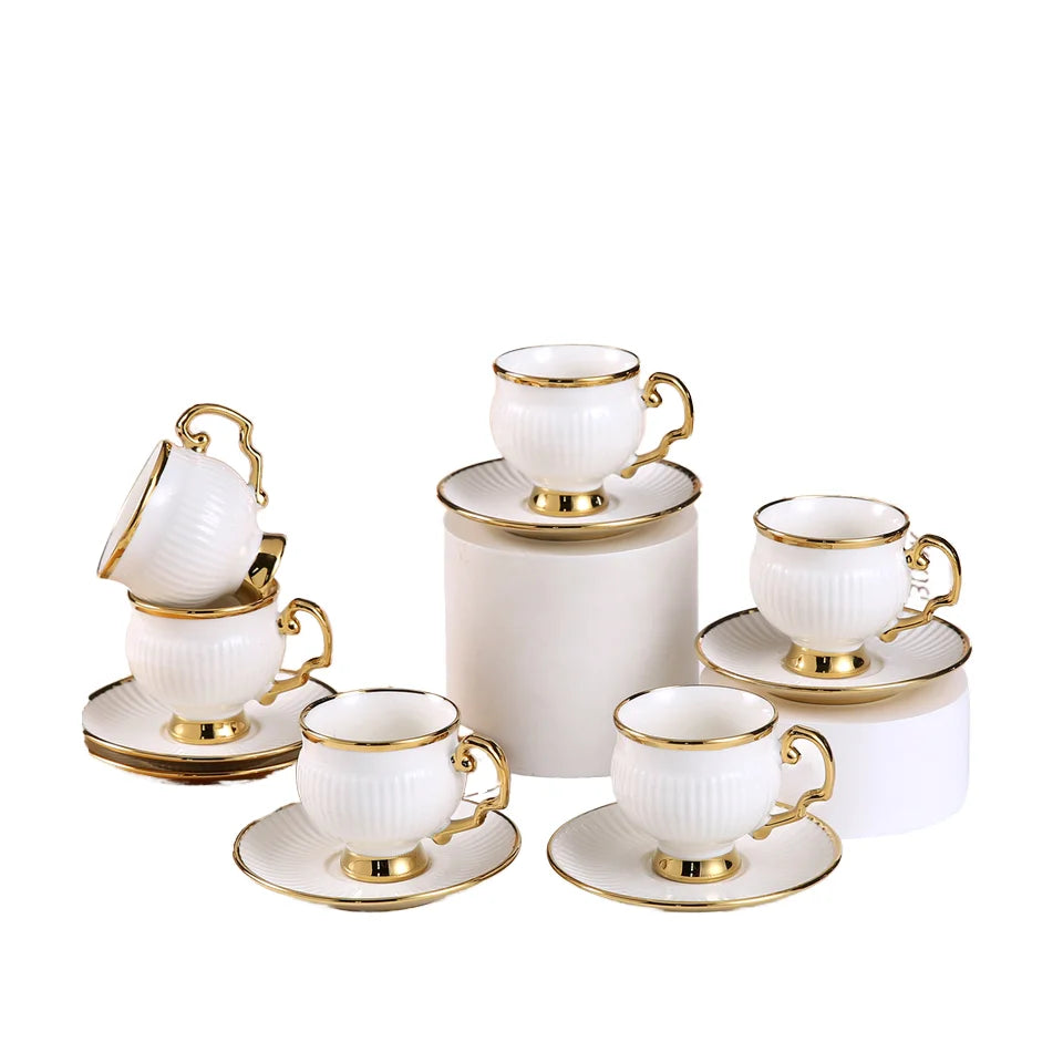 Wholesale Porcelain Coffee Mug Set | Custom Logo | 200-Piece MOQ