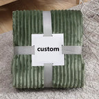 Custom Printed Polyester Blanket | 500 Pcs MOQ Home Decor Throw