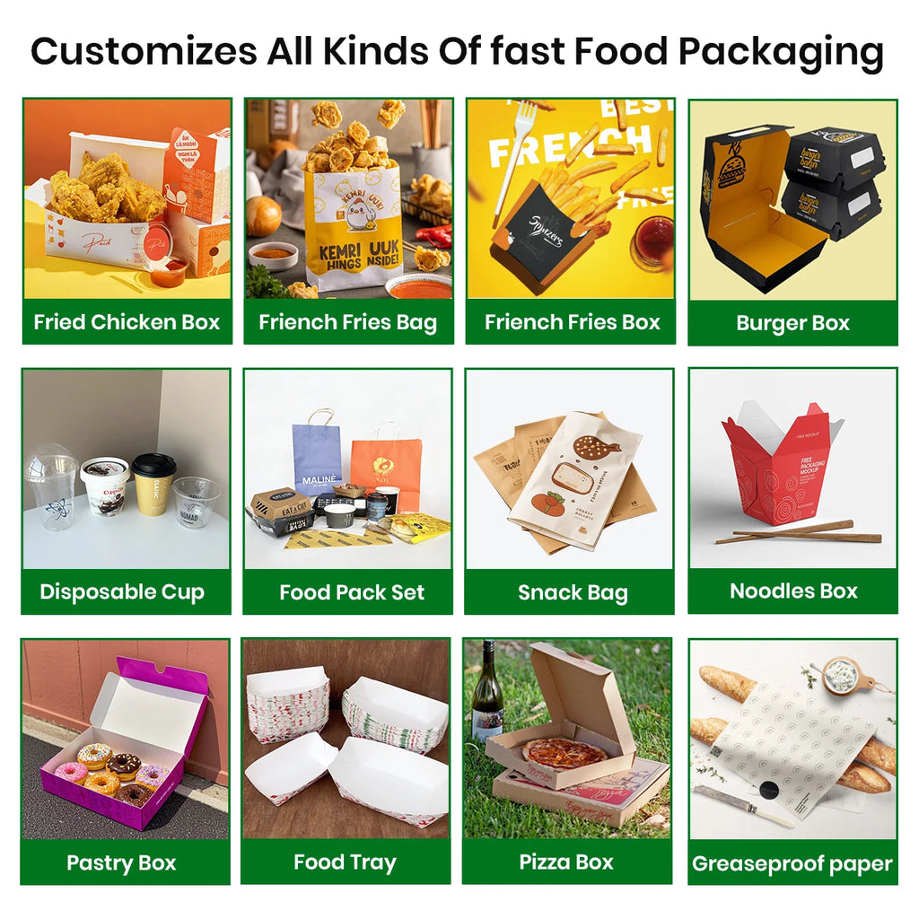 Custom Food Grade Paper Cake Boxes | FDA Certified MOQ Flexible