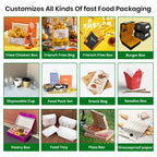 Custom Food Grade Paper Cake Boxes | FDA Certified MOQ Flexible