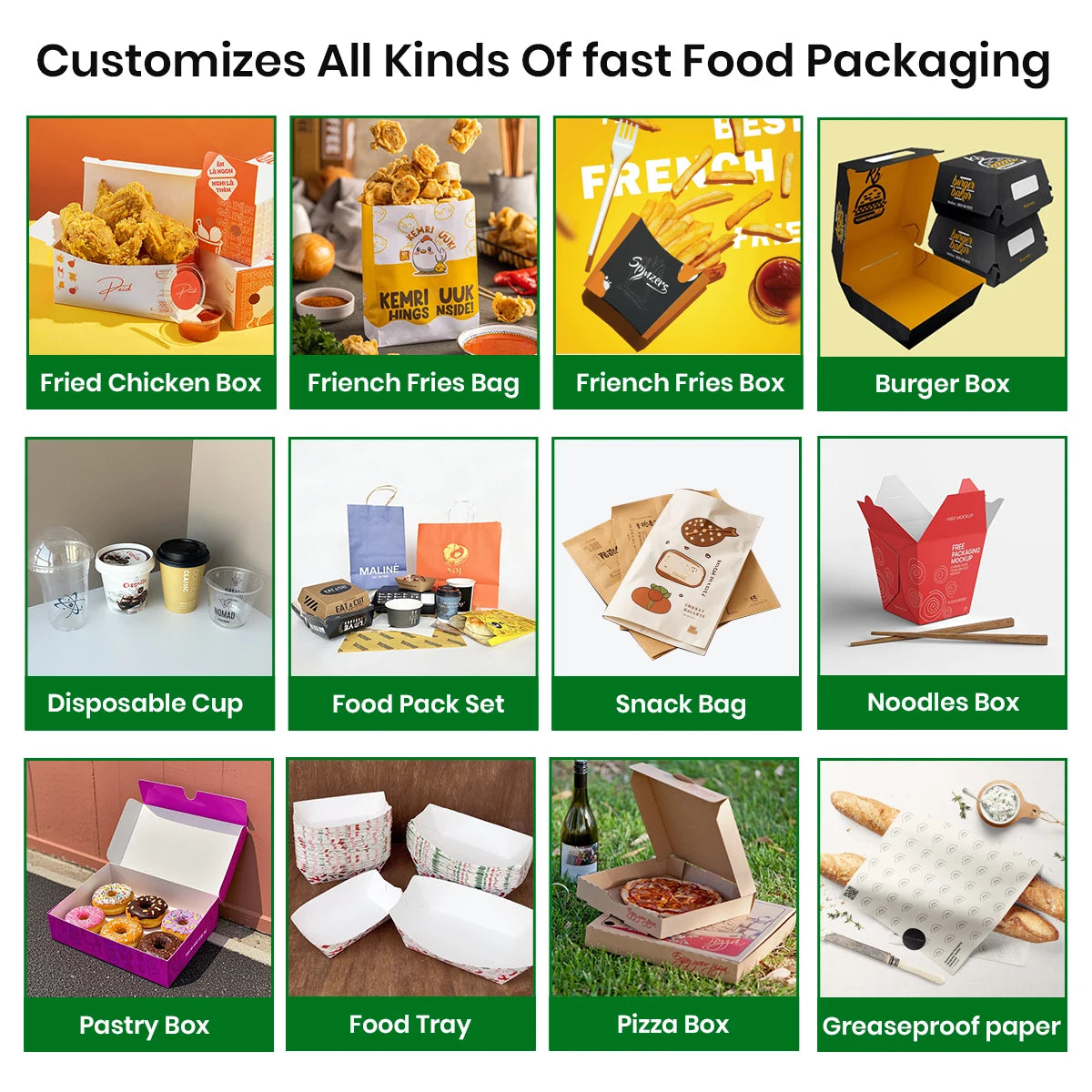 Custom Food Grade Paper Cake Boxes | FDA Certified MOQ Flexible