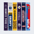 Custom Jacquard Fan Scarves | 100-Piece MOQ & 15-Day Lead Time | Team Logo & Slogan | Sports