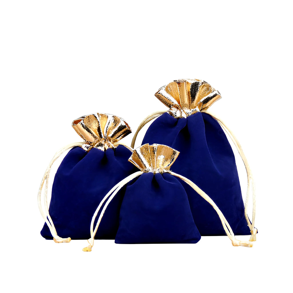 Custom Velvet Drawstring Jewelry Bags | 0.005kg Storage with Stamping