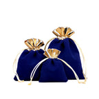 Custom Velvet Drawstring Jewelry Bags | 0.005kg Storage with Stamping