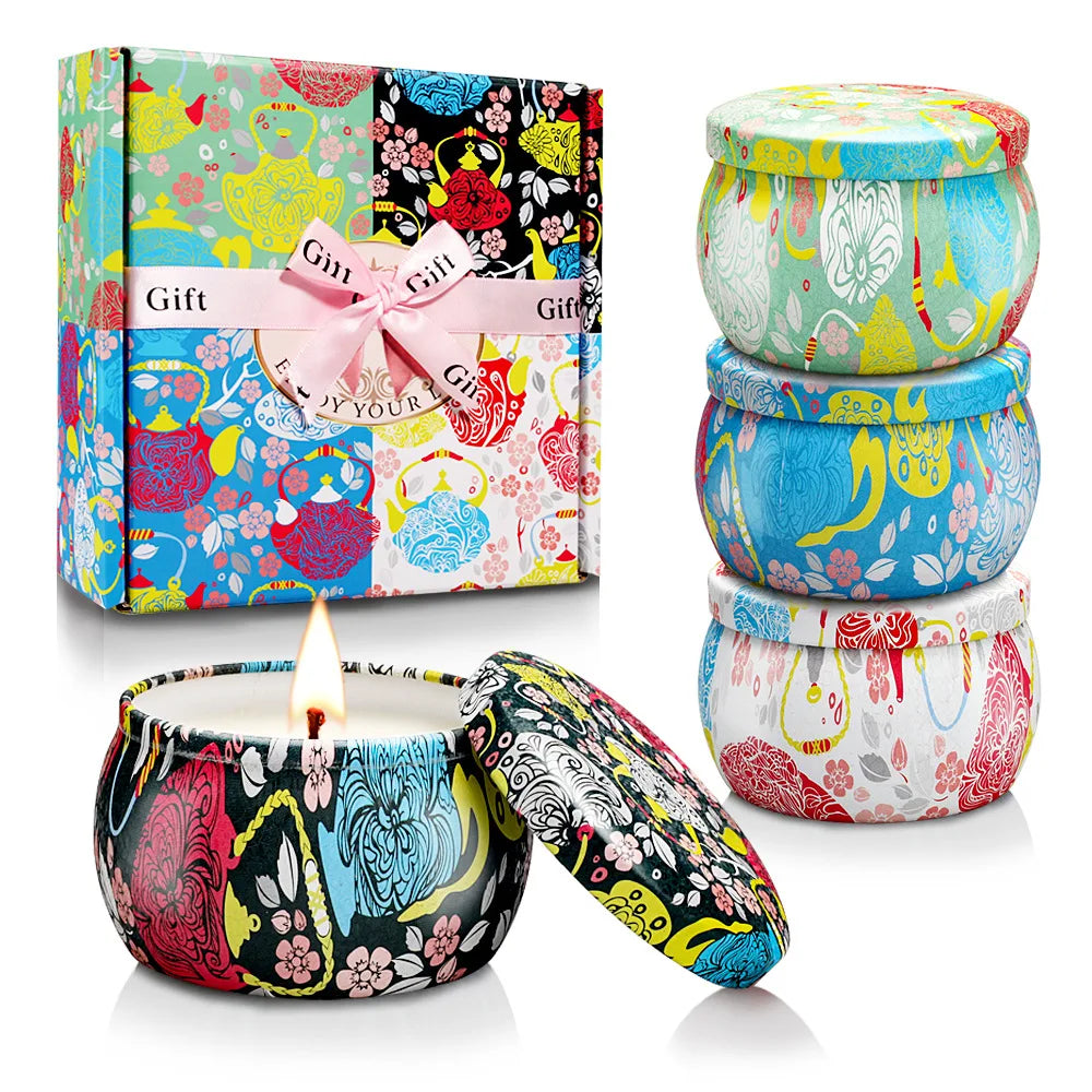Custom Soy Wax Candle Gift Set | Corporate Gifts | Free Samples