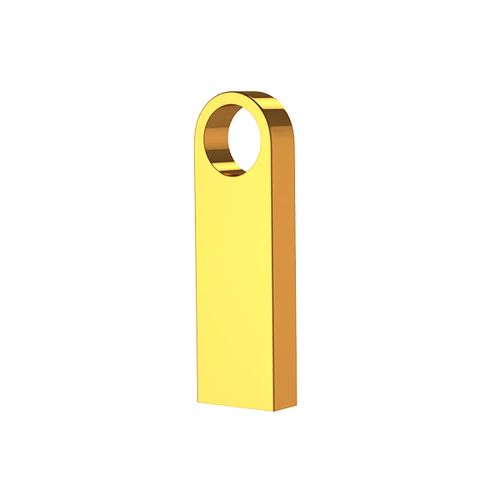 Slim Metal USB Flash Drive with Custom Logo for Everyday File Storage