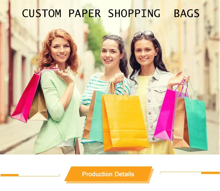 Custom Luxury Paper Bags with Logo | 300 MOQ for Retail & Gift Packaging