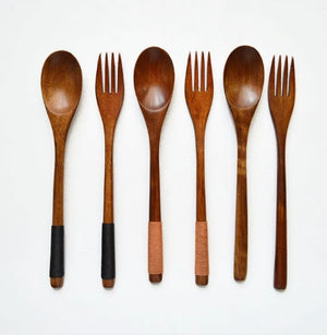 Custom Wooden Tableware Sets with Logo – Hand Polished, Sustainable
