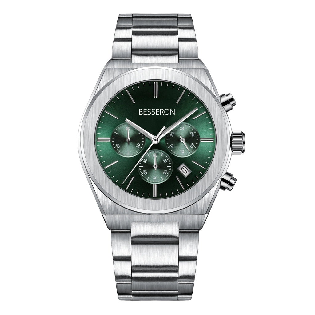 Custom Stainless Steel Chronograph Watch | 100 MOQ | 5BAR