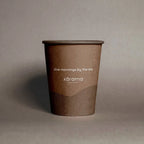 Custom Logo Single Wall Coffee Paper Cup for Cafe and Office