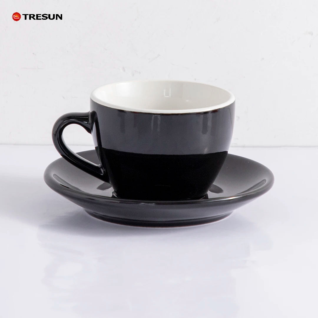Custom Porcelain Espresso Cups with Logo | MOQ 50 Sets