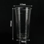 Custom PLA Biodegradable Cold Drink Cups 12-32oz | 100% Compostable BPA-Free