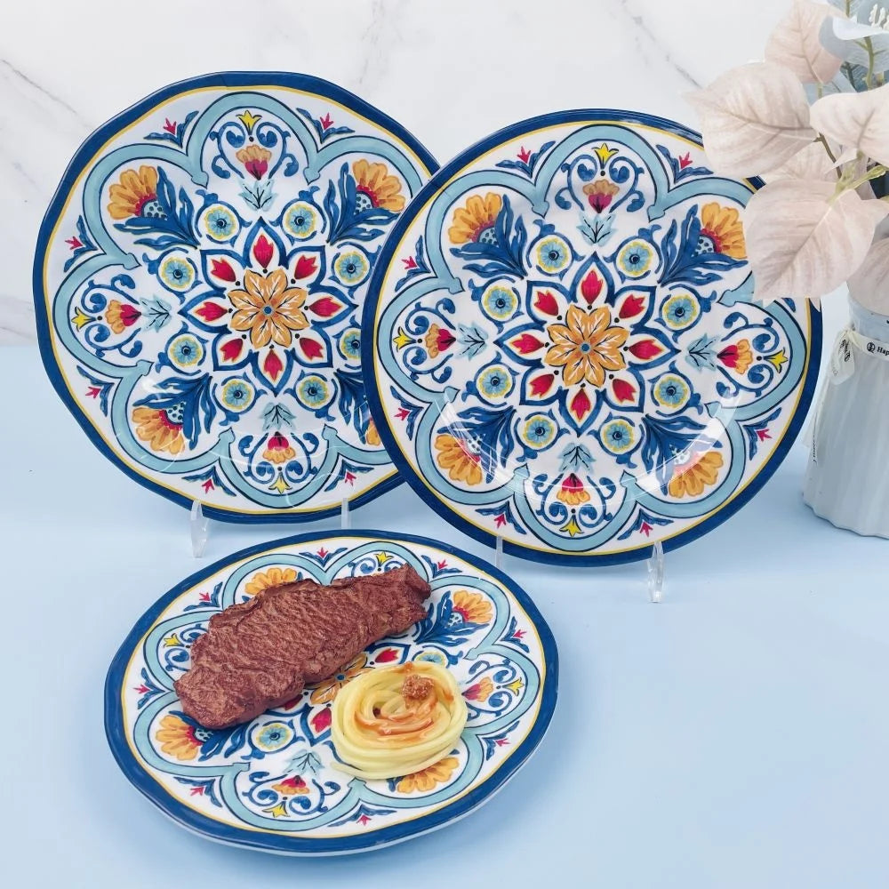 Custom Melamine Dinner Plates | Nordic Style Decal Printing