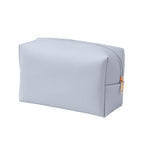 Custom logo Minimalist PU Makeup Pouch for Travel and Daily Toiletry Storage