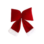Christmas Velvet Bowknot Tree Ornaments | OEM Custom 50 MOQ