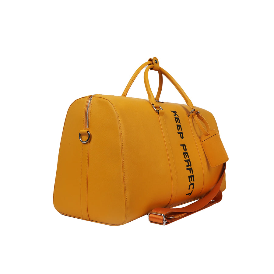 Custom Duffel Bags with Logo – PU Leather, 300 MOQ, 35-Day Lead