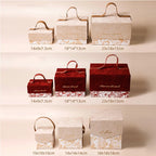 Custom Gift Boxes with Handle | Bulk MOQ 100 pcs