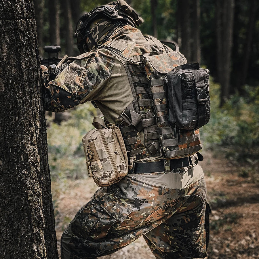 Custom Tactical Trauma Pouch | Class I Medical Device | MOQ 100