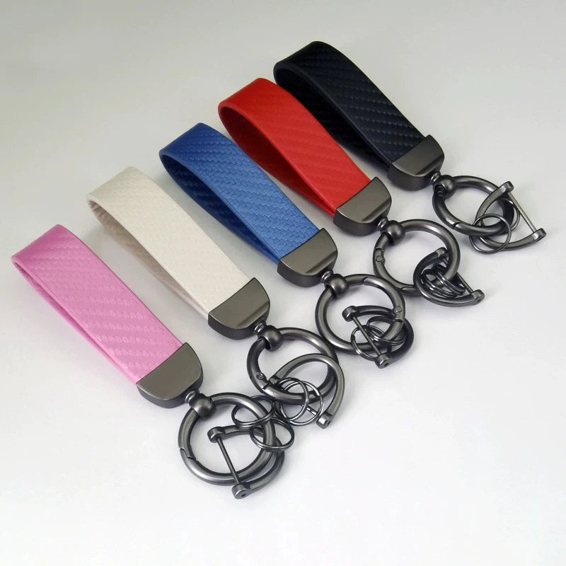 Custom Leather Keychain 50 Pcs | Corporate Gift Hot Stamping & UV Printing