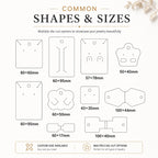 Custom Jewelry Display Cards | 400gsm | Gold Foil | Free Design