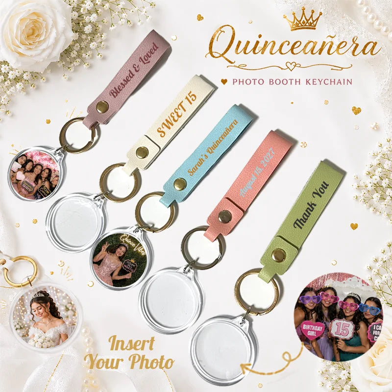 Photo Booth Keychain Kit | 35mm DIY Acrylic Frame | Wedding Favors Bulk