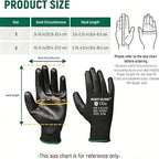 13G PU Coated Work Gloves with CE EN388 4131X | Anti-Slip, Custom Logo Bulk Order