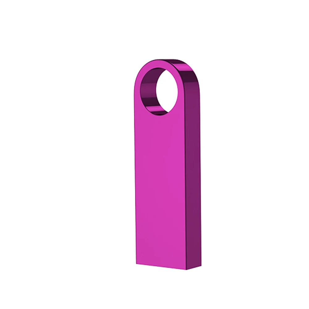 Slim Metal USB Flash Drive with Custom Logo for Everyday File Storage