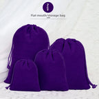 Custom Velvet Drawstring Jewelry Bags | 0.005kg Storage with Stamping