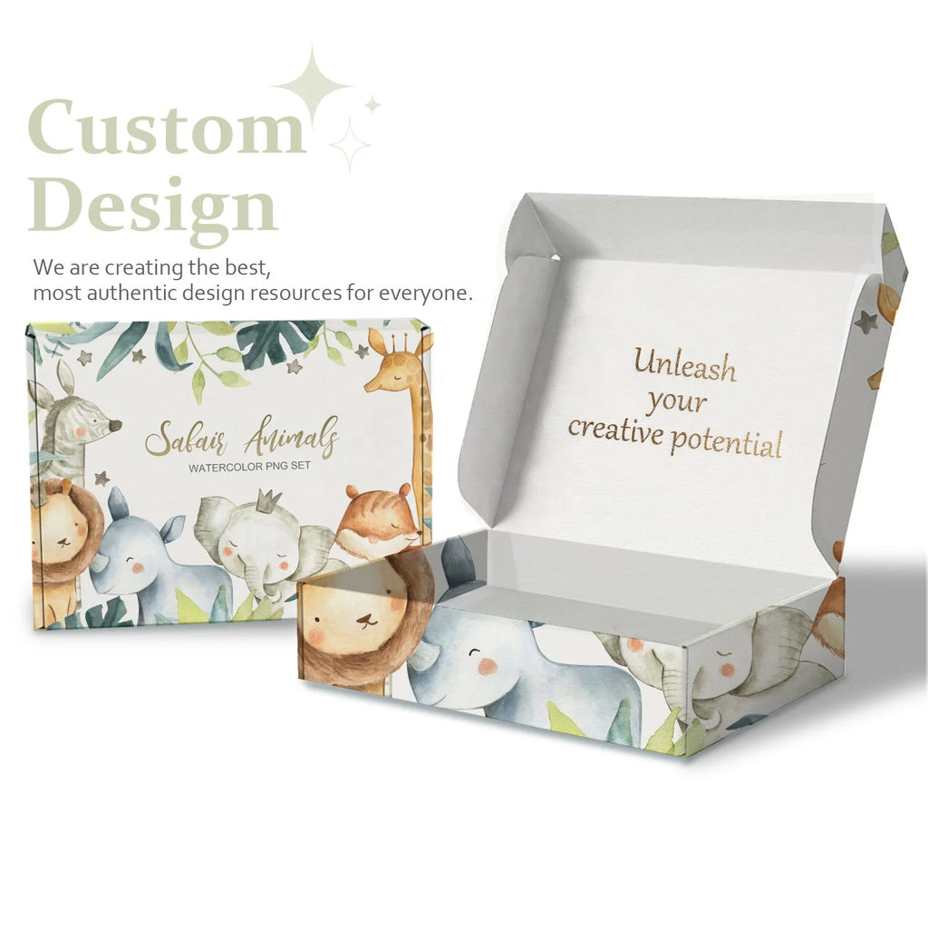 Collapsible Corrugated Box Custom Print | 500 MOQ, Free Sample, 8 Finishing Options