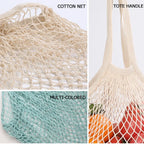 Custom Cotton Mesh Tote Bag with Logo | Bulk 500 Pcs