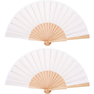 Custom Wooden Hand Fan | Foldable Wood Handle Fan | Bulk Corporate Events