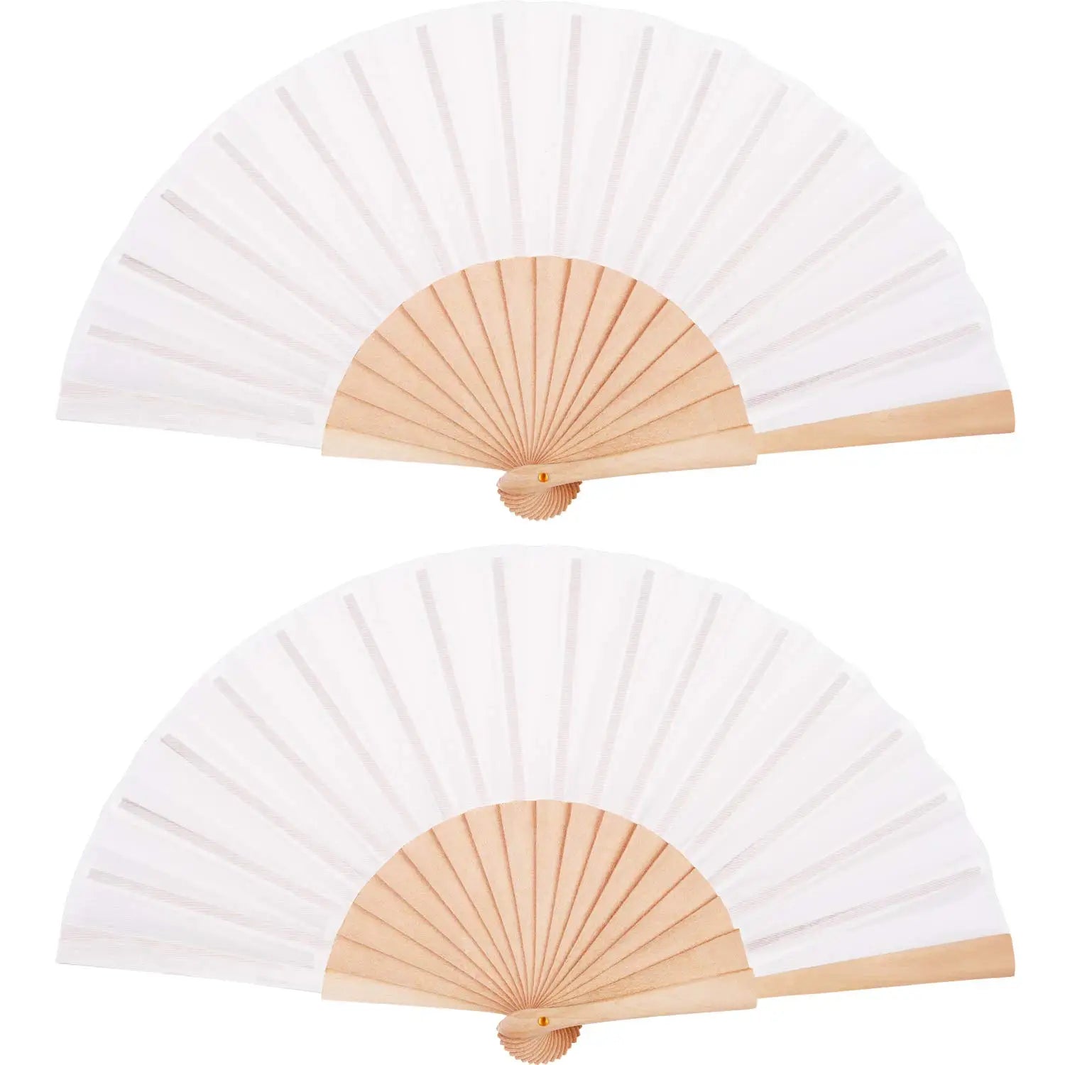 Custom Wooden Hand Fan | Foldable Wood Handle Fan | Bulk Corporate Events