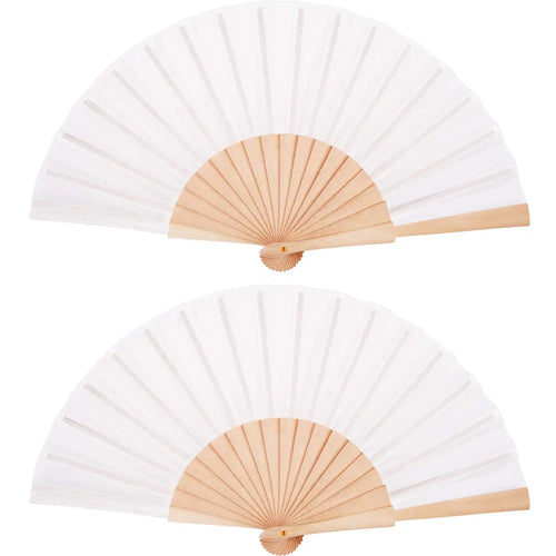 Custom Wooden Hand Fan | Foldable Wood Handle Fan | Bulk Corporate Events
