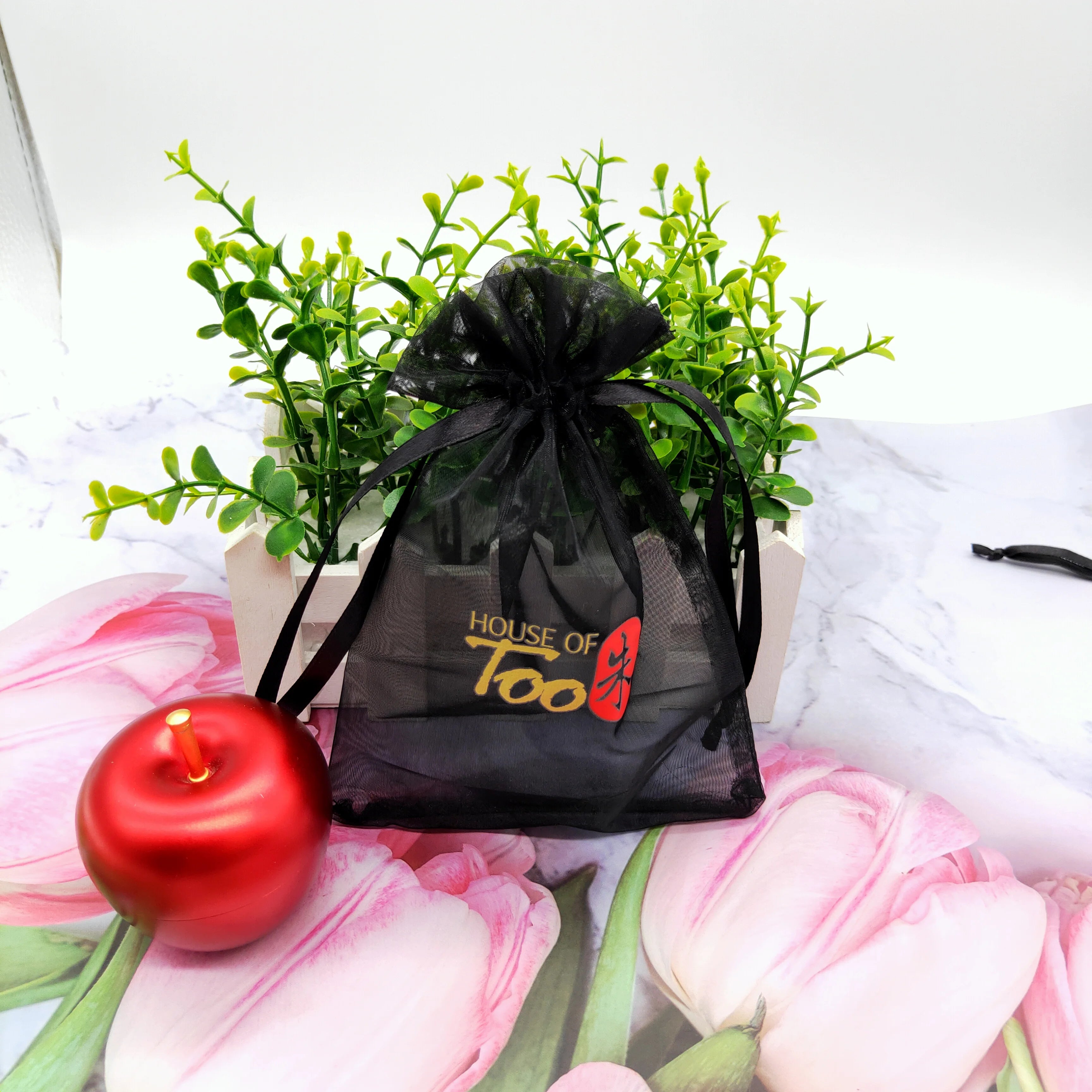 Custom Organza Drawstring Pouch Wholesale | RoHS REACH Certified 500 MOQ
