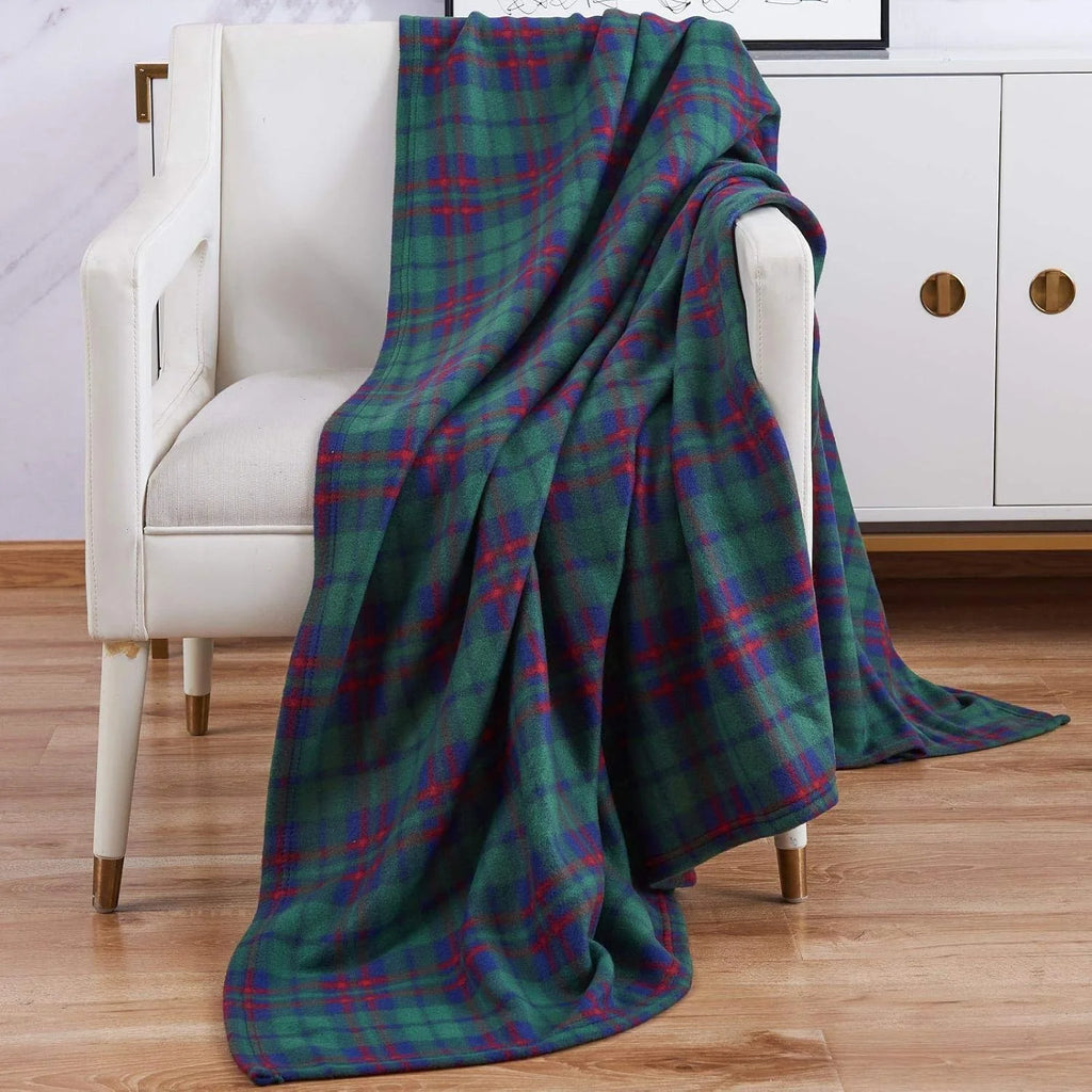 Custom Flannel Fleece Blanket | Recycled Polyester | Jacquard & Embroidery | MOQ 20 Pieces