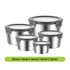 304/316 Stainless Steel Food Storage Container | 100 MOQ | Leak-Proof