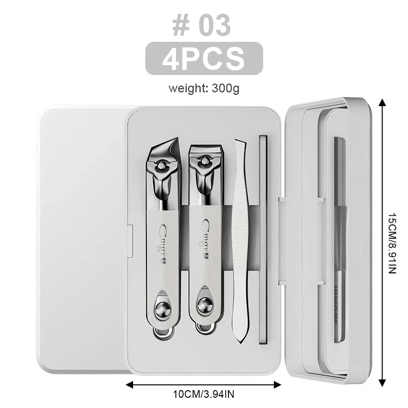 Custom Stainless Steel Manicure Set 5-Piece | Travel Grooming Kit | Bulk Logo