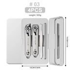 Custom Stainless Steel Manicure Set 5-Piece | Travel Grooming Kit | Bulk Logo