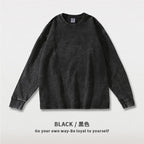 300G Heavyweight Long-Sleeve T-Shirt | Pure Cotton Oversized Fit