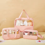 Low MOQ PVC Transparent Makeup Bag | Custom Logo Travel Bag