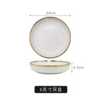 European Gold Rim Dinnerware — FDA/LFGB, 15-Day Lead, Low MOQ